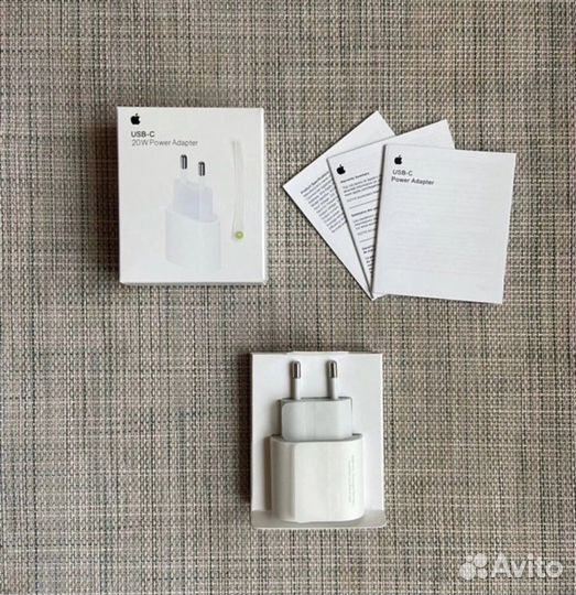Блок для Быстрой Зарядки iPhone 20 W Type-C