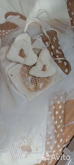 Бортики и балдахин в кроватку