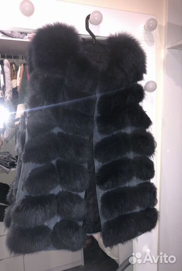 Жилет из натурального меха