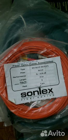 Кабель оптический duplex st 62,5/125