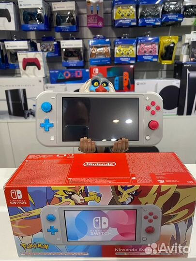 Кастомная Nintendo Switch Pokémon 256GB + 16 игр