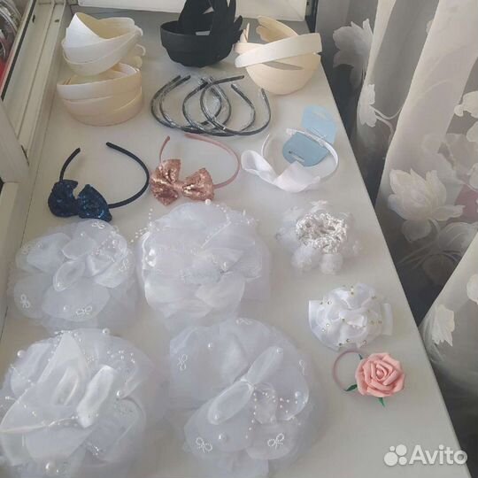 Ободок, бант, резинка