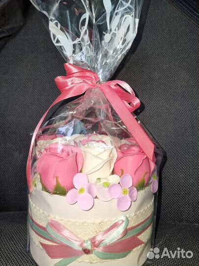 Букет цветов из мыла