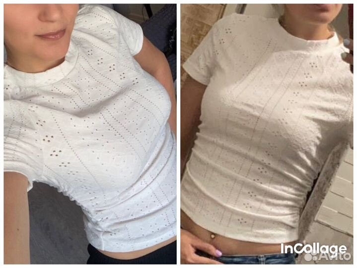 Блузка белая