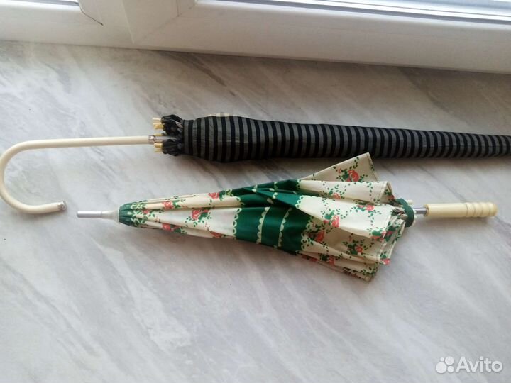 Зонт- трость взрослый и для детей 70-х г.ссср