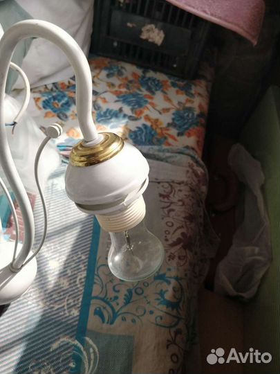 Люстра потолочная, винтаж,бу
