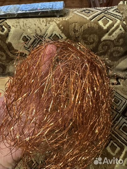 Украшение на Ёлку дождик СССР из меди