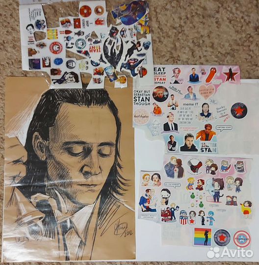 Стикеры Марвел