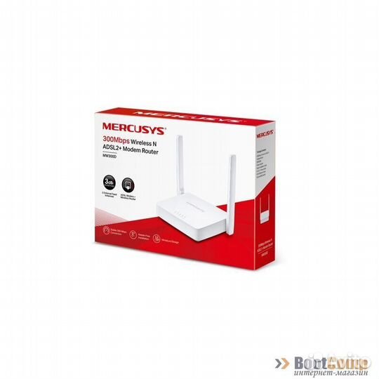 Маршрутизатор Mercusys adsl2+ MW300D