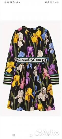 Dolce gabbana платье для девочек