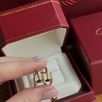 Серьги Cartier гвоздь Желтое Золото 585