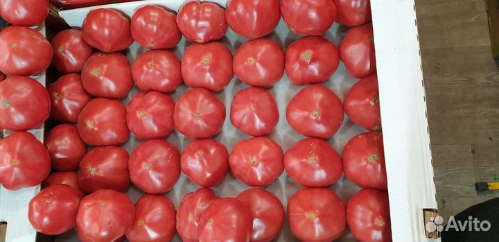 Помидор super вкусные розовые с зелёными семенами