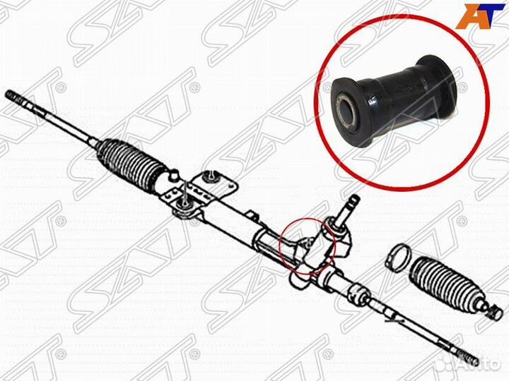 Сайлентблок рулевой рейки (высокий) mitsubishi out