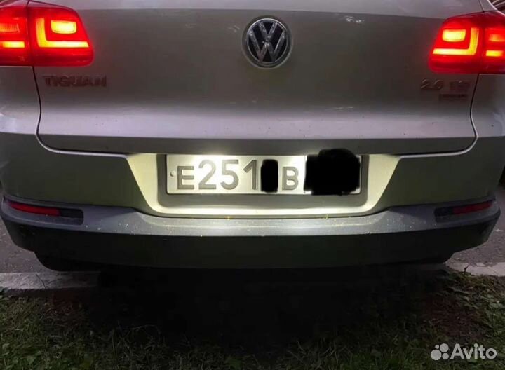 Подсветки номера VW Touareg, Tiguan, Bora