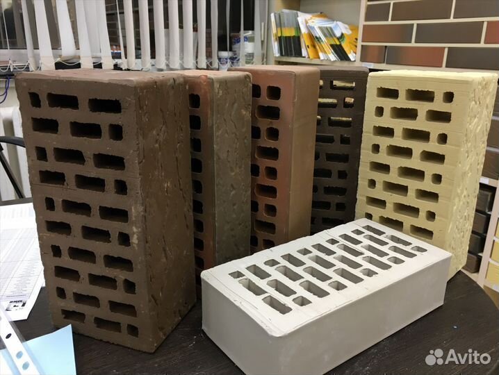 Кирпич облицовочный полуторный с завода