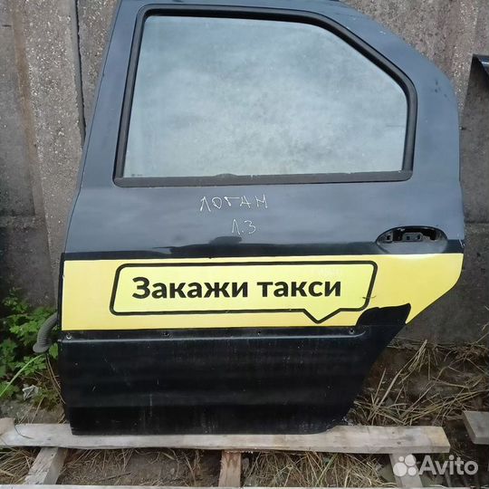 Дверь задняя левая Renault Logan 1 2010