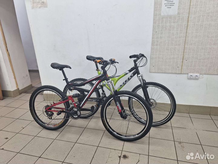 Двухподвесные велосипеды Stels и Stinger(Идеале )