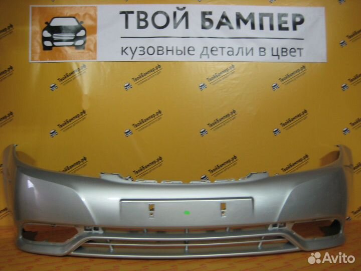 Бампер передний Daewoo Gentra (Ravon) Серебристый