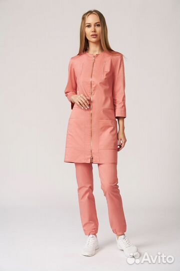 Медицинский костюм 19-1976/3-3196 Розовый (Элит)