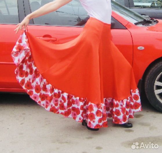 Юбка для фламенко