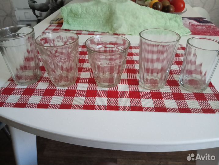 Стаканы граненые СССР 250 мл стекло