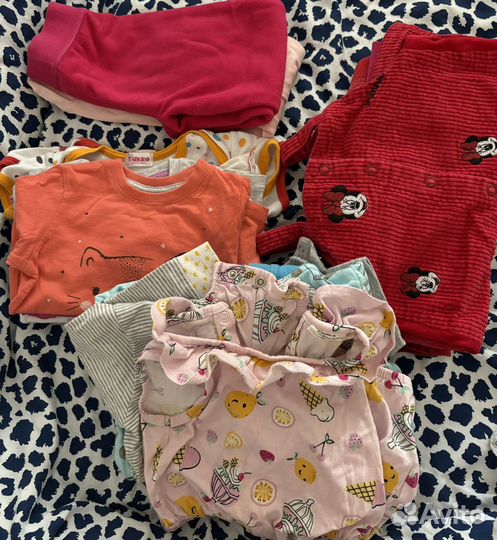 Вещи для девочки пакетом 12-18 месяцев