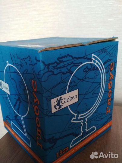 Глобус с подсветкой. Сделано в России