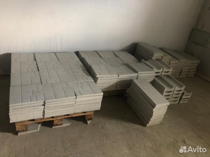 Тротуарная плитка, бордюр