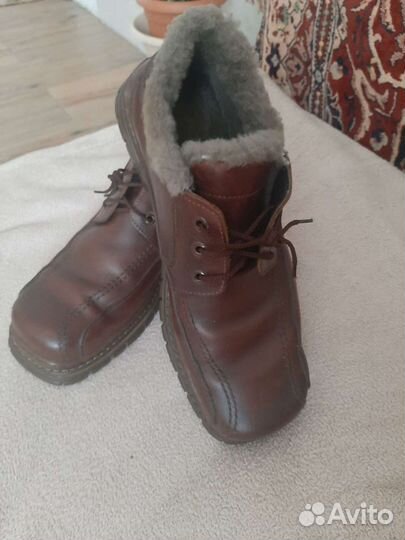 Полуботинки зимние на натуральном меху