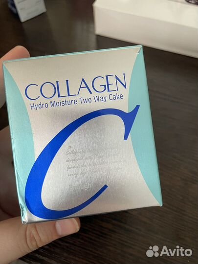 Пудра для лица enough collagen