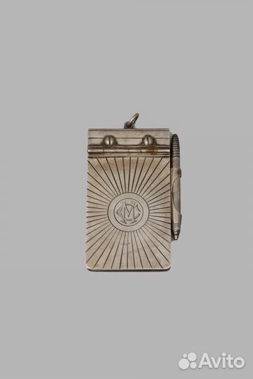 Бальный блокнот для танцев Серебро 88 проба