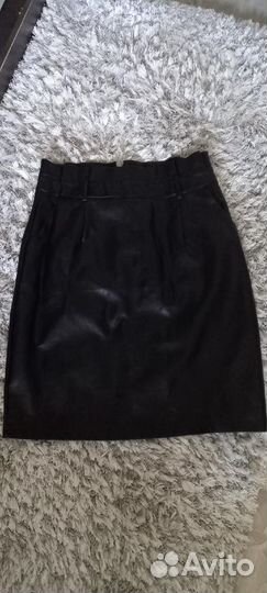 Кожаная юбка