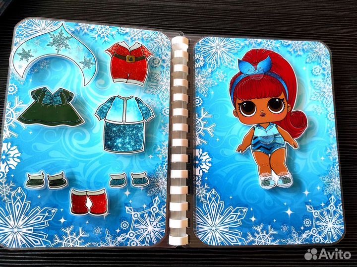 Маленькие снегурочки. Куколки Переодевашки