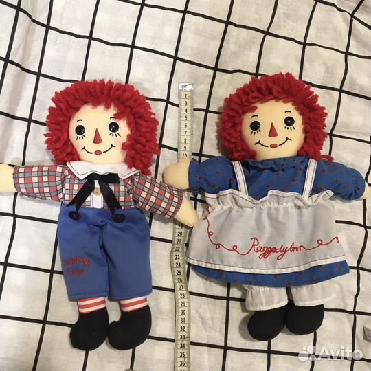 Винтаж тряпичная Энн и Энди