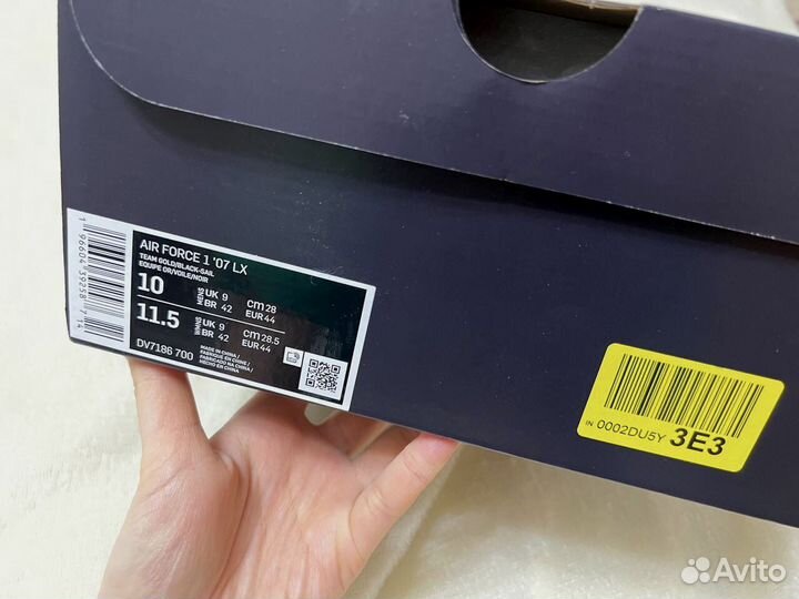 Кроссовки nike air force 1 07 lX