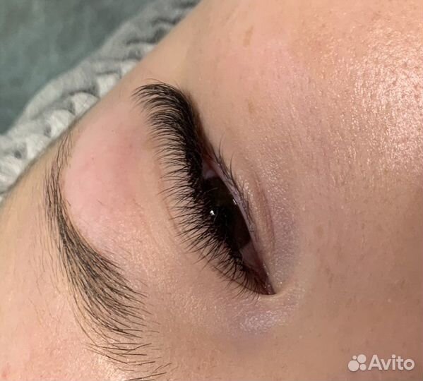 Наращивание и ламинирование ресниц, брови