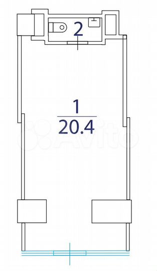 Продажа помещения от собственника, 24.9 м²