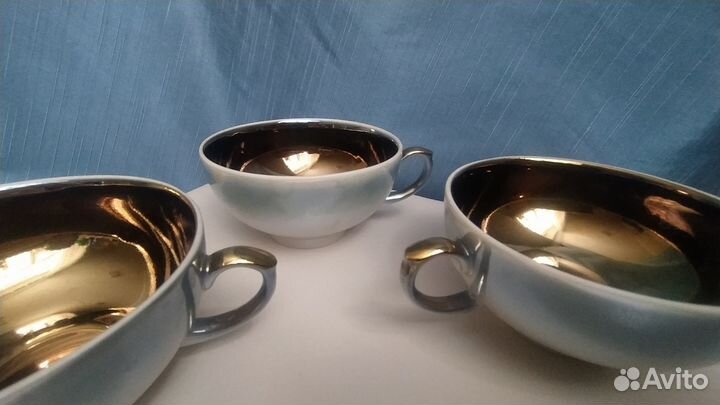 Чашки чайные фарфоровые 6 штук