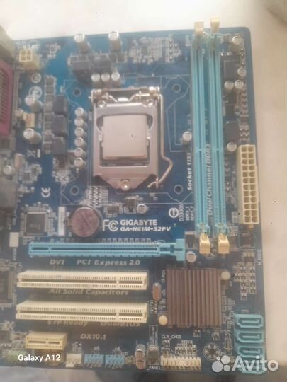 Материнская плата сокет 1155 с процессором