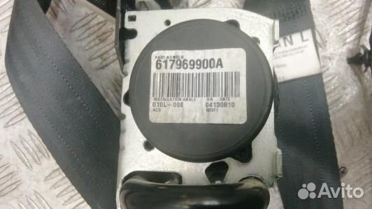 Ремень безопасности с пиропатроном сиденья передне