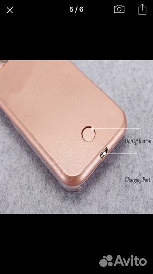 Светодиодный чехол для iPhone 7 Новый