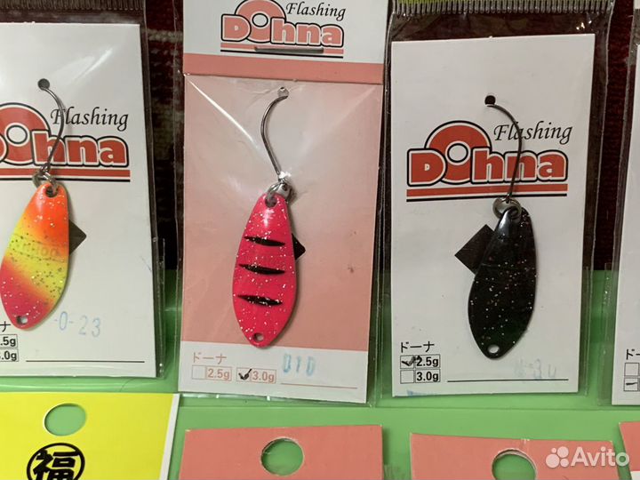 Форелевые колебалки Dohna 10 шт набором