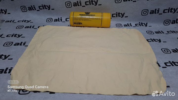 Тряпка салфетка из синтетической замши для сушки