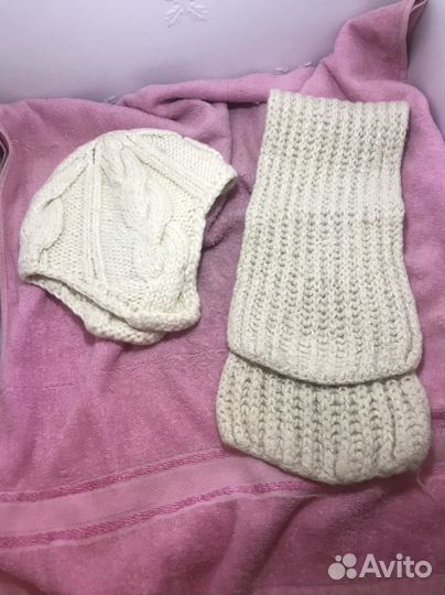 Комплект шапка и шарф