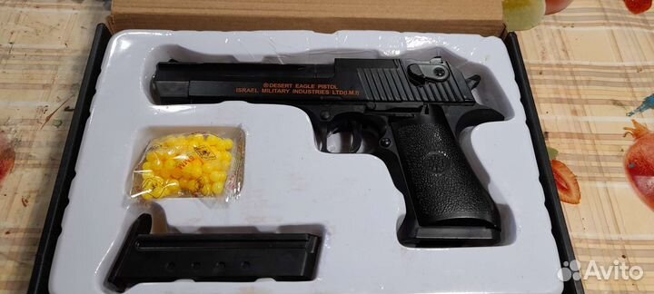 Пистолет игрушечный воздушный с пульками