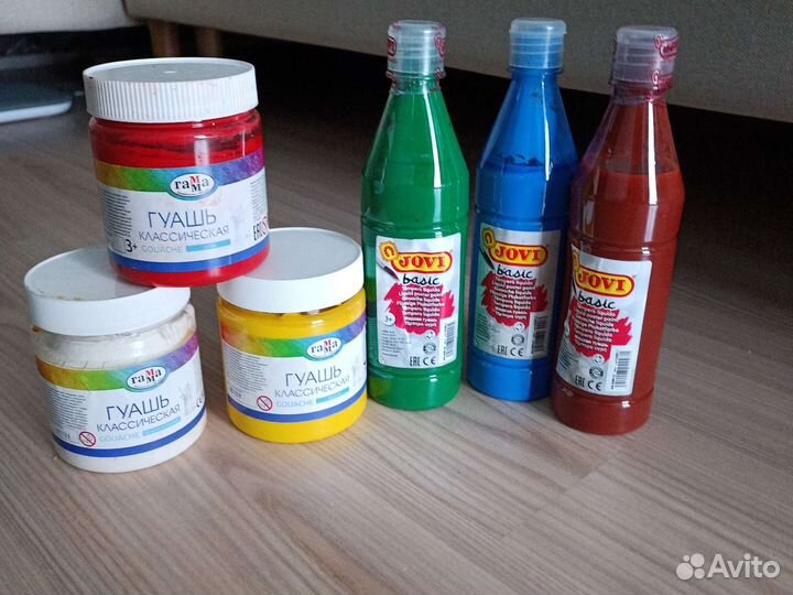Гуашь по 500 мл