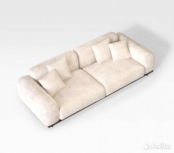 Двойной прямой модульный диван Soprano