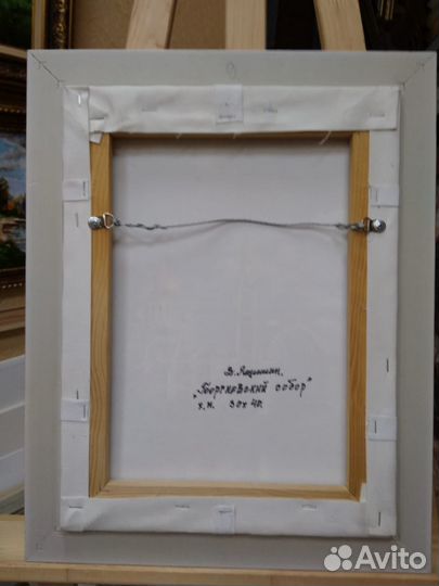 Картина маслом городской пейзаж