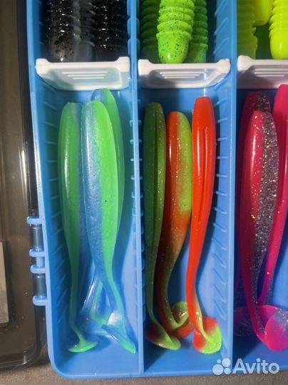 Набор силиконовых приманок Keitech (Easy Shiner