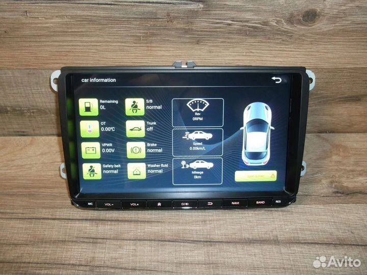 Магнитола Volkswagen Android/GPS/Navigation